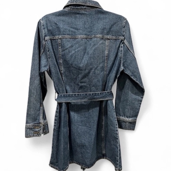 ZARA Denim Shirt Dress – Size XL – New With Tags! - Picture 3 of 5